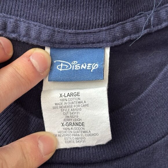 Disney Dreams Florida Blue Print T-Shirt Adult XL Mickey Minnie Donald Duck Y2K - Picture 6 of 10